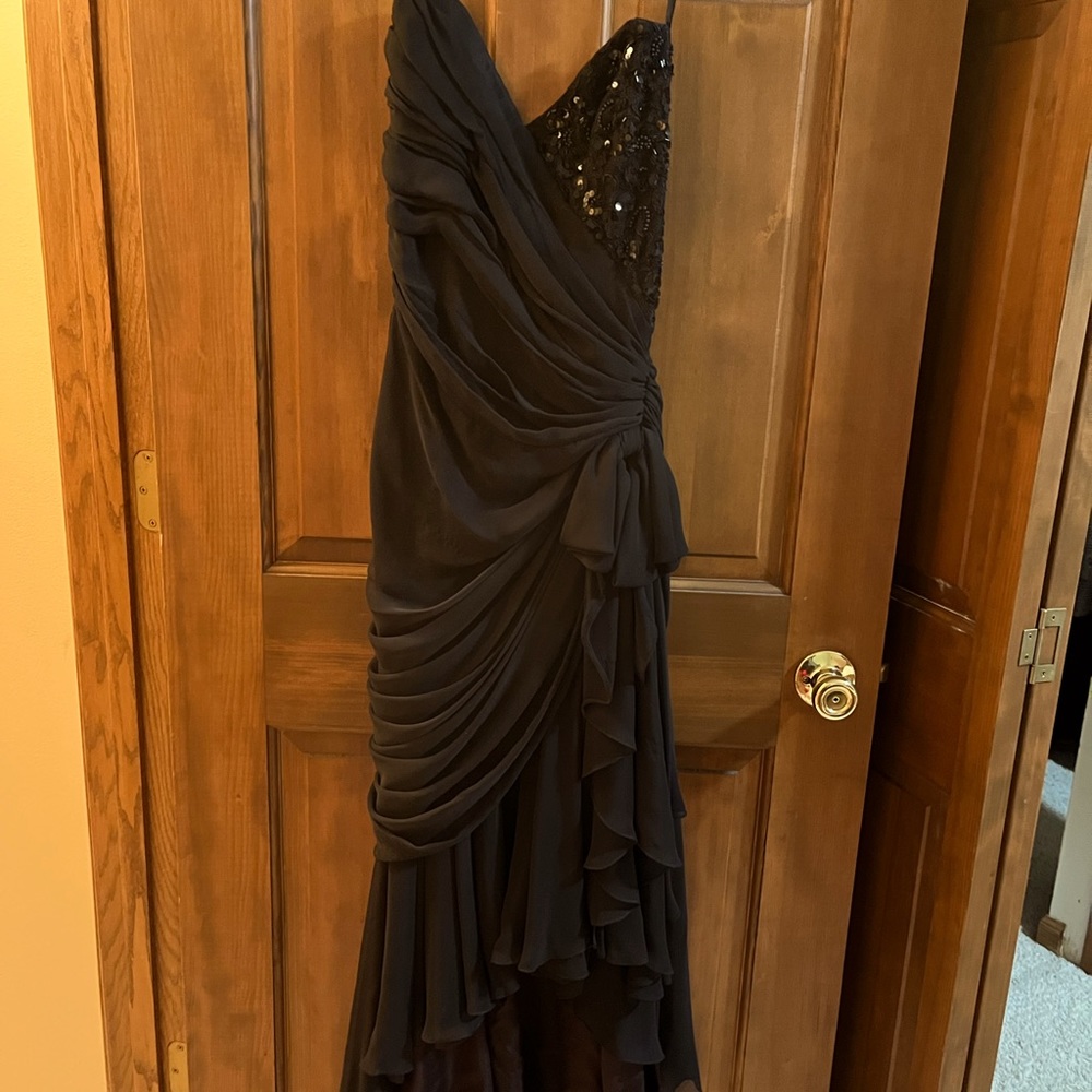 Tadashi Black Long Dress